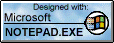 Built with Notepad